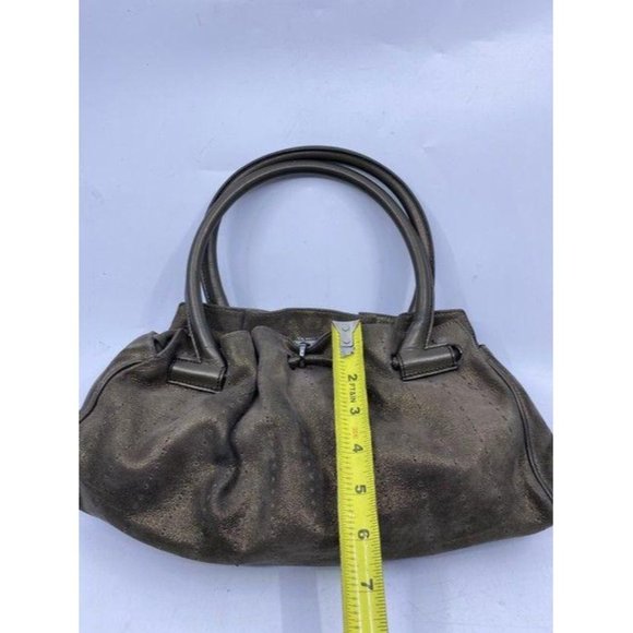 salvatore ferragamo handbag bronze shoulder bag - Picture 7 of 12